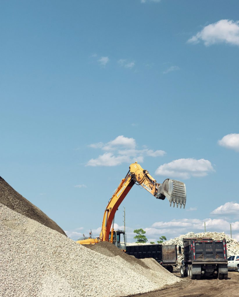 concrete recycling wrc weintraub recycling excavator dump truck